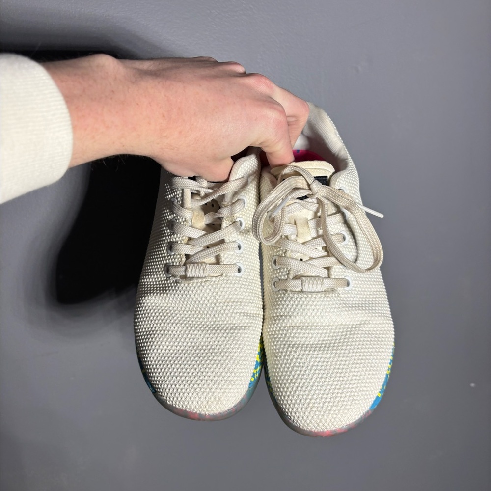 NOBULL Neon Glitch Trainers Men’s Size 6.5/ Womens 8 - Picture 3 of 7